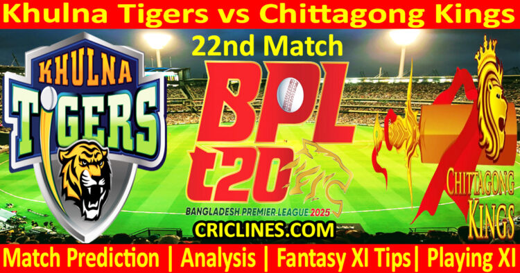 Today Match Prediction-KT vs CKS-Dream11-BPL T20-2024-25-22nd Match-Who Will Win