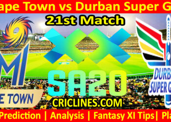 Today Match Prediction-MICT vs DSG-SA20 T20 2025-Dream11-21st Match-Who Will Win