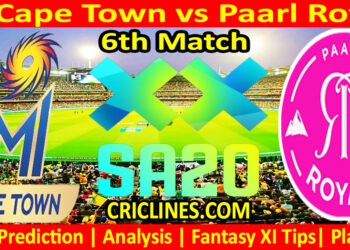 Today Match Prediction-MICT vs PR-SA20 T20 2025-Dream11-6th Match-Who Will Win