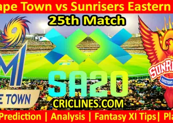 Today Match Prediction-MICT vs SEC-SA20 T20 2025-Dream11-25th Match-Who Will Win