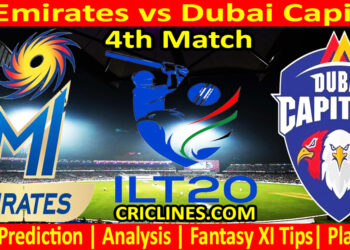 Today Match Prediction-MIE vs DC-IL T20 2025-4th Match-Who Will Win