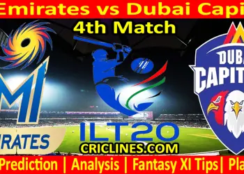 Today Match Prediction-MIE vs DC-IL T20 2025-4th Match-Who Will Win