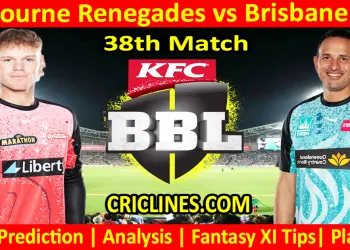Today Match Prediction-MLR vs BBH-Dream11-BBL T20 2024-25-38th Match-Who Will Win