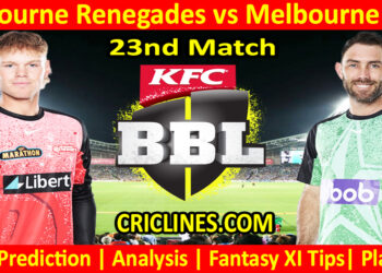 Today Match Prediction-MLR vs MLS-Dream11-BBL T20 2024-25-23rd Match-Who Will Win