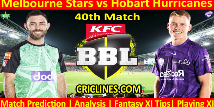 Today Match Prediction-MLS vs HBH-Dream11-BBL T20 2024-25-40th Match-Who Will Win