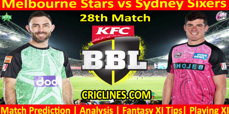 Today Match Prediction-MLS vs SYS-Dream11-BBL T20 2024-25-28th Match-Who Will Win