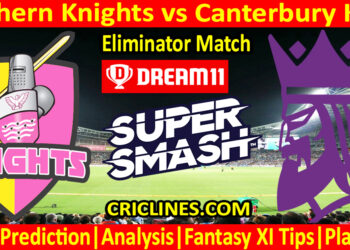 Today Match Prediction-NK vs CK-Dream11-Super Smash T20 2024-25-Eliminator Match-Who Will Win