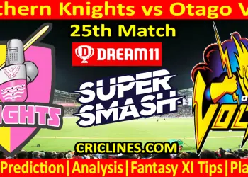 Today Match Prediction-NK vs OV-Dream11-Super Smash T20 2024-25-25th Match-Who Will Win