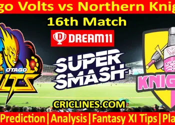 Today Match Prediction-OV vs NK-Dream11-Super Smash T20 2024-25-16th Match-Who Will Win