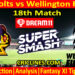 Today Match Prediction-OV vs WF-Dream11-Super Smash T20 2024-25-18th Match-Who Will Win