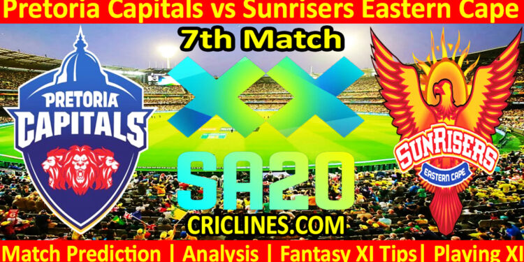 Today Match Prediction-PC vs SEC-SA20 T20 2025-Dream11-7th Match-Who Will Win
