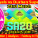 Today Match Prediction-PR vs DSG-SA20 T20 2025-Dream11-23rd Match-Who Will Win