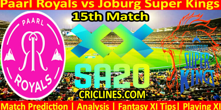 Today Match Prediction-PR vs JSK-SA20 T20 2025-Dream11-15th Match-Who Will Win