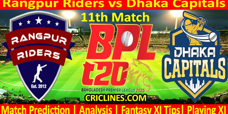 Today Match Prediction-RR vs DC-Dream11-BPL T20-2024-25-11th Match-Who Will Win