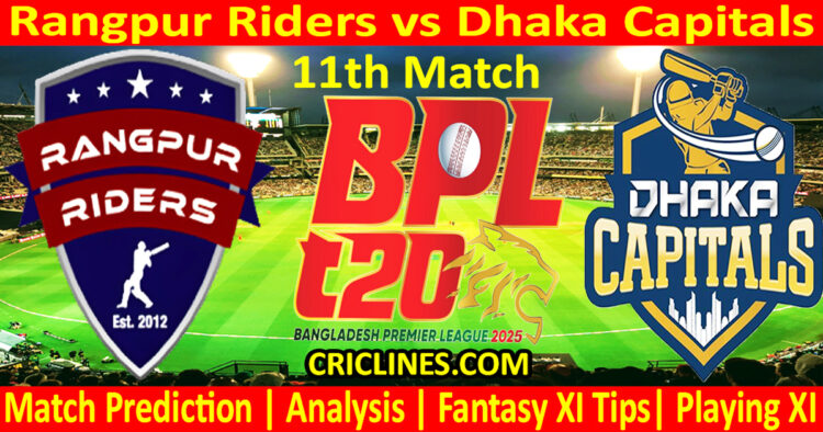Today Match Prediction-RR vs DC-Dream11-BPL T20-2024-25-11th Match-Who Will Win