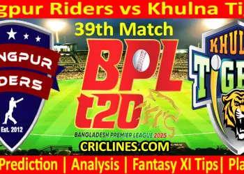 Today Match Prediction-RR vs KT-Dream11-BPL T20-2024-25-39th Match-Who Will Win