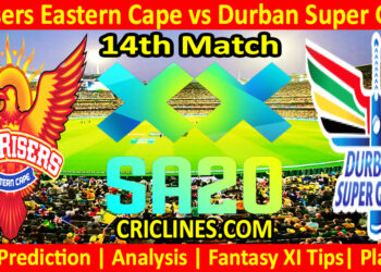 Today Match Prediction-SEC vs DSG-SA20 T20 2025-Dream11-14th Match-Who Will Win