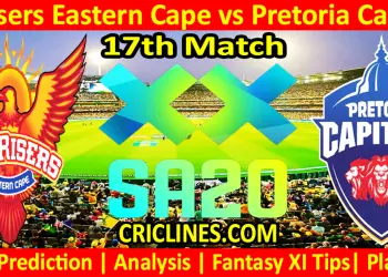Today Match Prediction-SEC vs PC-SA20 T20 2025-Dream11-17th Match-Who Will Win
