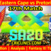 Today Match Prediction-SEC vs PC-SA20 T20 2025-Dream11-17th Match-Who Will Win