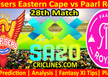 Today Match Prediction-SEC vs PR-SA20 T20 2025-Dream11-28th Match-Who Will Win