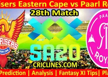 Today Match Prediction-SEC vs PR-SA20 T20 2025-Dream11-28th Match-Who Will Win