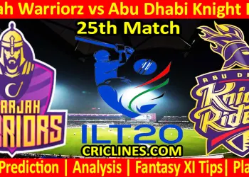 Today Match Prediction-SW vs ADKR-IL T20 2025-25th Match-Who Will Win