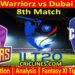 Today Match Prediction-SW vs DC-IL T20 2025-8th Match-Who Will Win