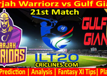 Today Match Prediction-SW vs GG-IL T20 2025-21st Match-Who Will Win