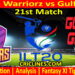 Today Match Prediction-SW vs GG-IL T20 2025-21st Match-Who Will Win