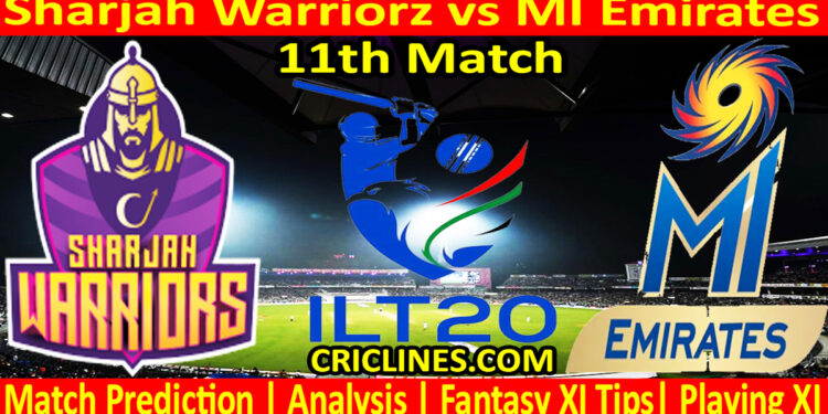 Today Match Prediction-SW vs MIE-IL T20 2025-11th Match-Who Will Win