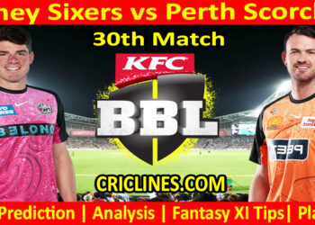 Today Match Prediction-SYS vs PRS-Dream11-BBL T20 2024-25-30th Match-Who Will Win