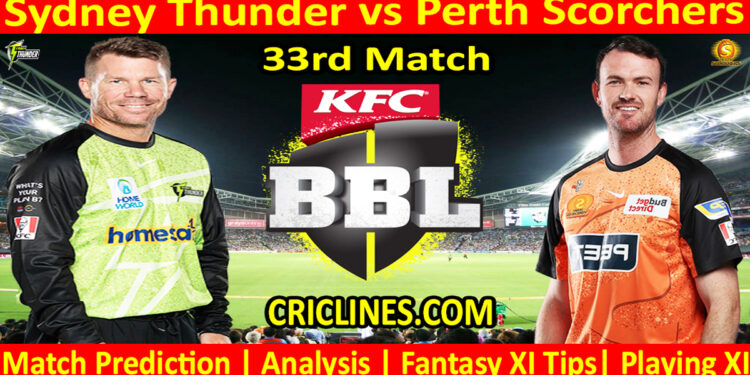 Today Match Prediction-SYT vs PRS-Dream11-BBL T20 2024-25-33rd Match-Who Will Win