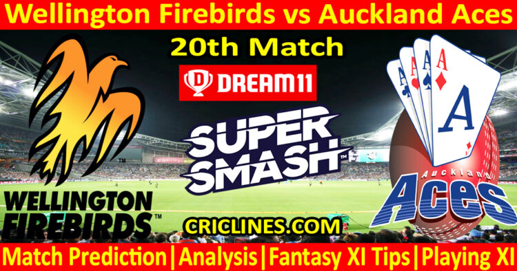 Today Match Prediction-WF vs AA-Dream11-Super Smash T20 2024-25-20th Match-Who Will Win
