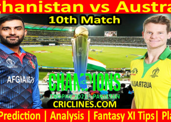 Today Match Prediction-AFG vs AUS-ICC Champions Trophy-CT 2025-10th Match-Who Will Win