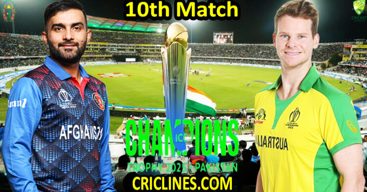 Today Match Prediction-Afghanistan vs Australia-ICC Champions Trophy-CT 2025-10th Match-Who Will Win