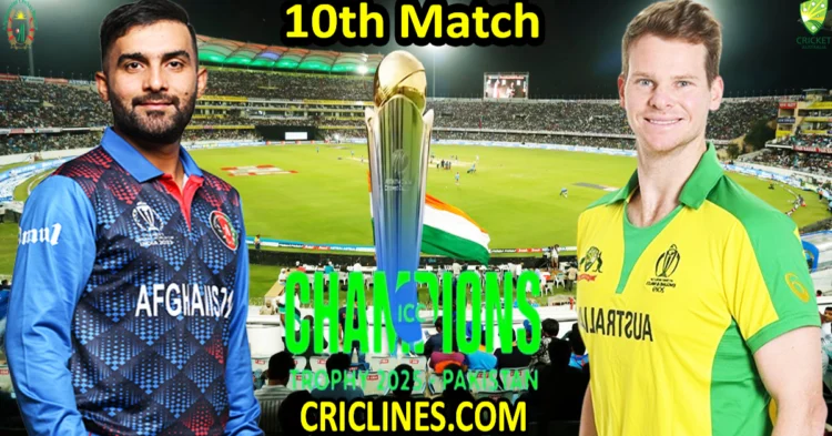 Today Match Prediction-Afghanistan vs Australia-ICC Champions Trophy-CT 2025-10th Match-Who Will Win