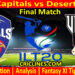 Today Match Prediction-DC vs DV-IL T20 2025-Final Match-Who Will Win