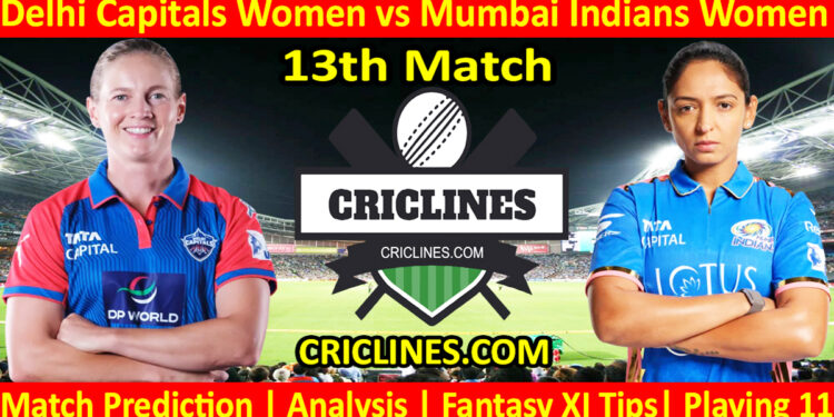 Today Match Prediction-DCW vs MIW-WPL T20 2025-13th Match-Dream11-Who Will Win