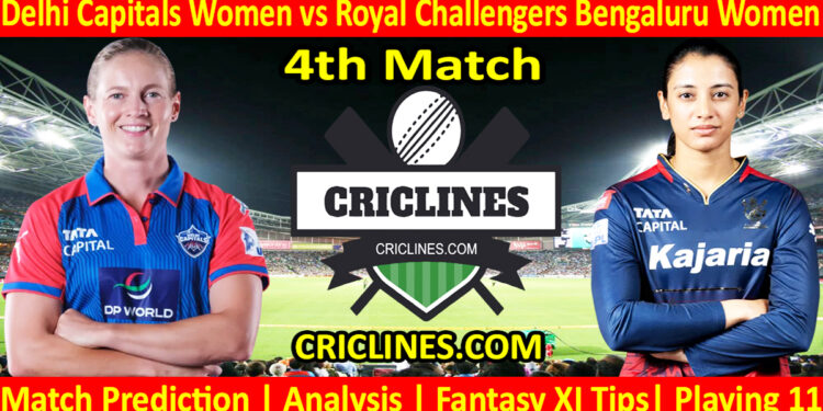 Today Match Prediction-DCW vs RCBW-WPL T20 2025-4th Match-Dream11-Who Will Win