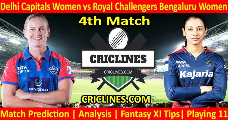 Today Match Prediction-DCW vs RCBW-WPL T20 2025-4th Match-Dream11-Who Will Win
