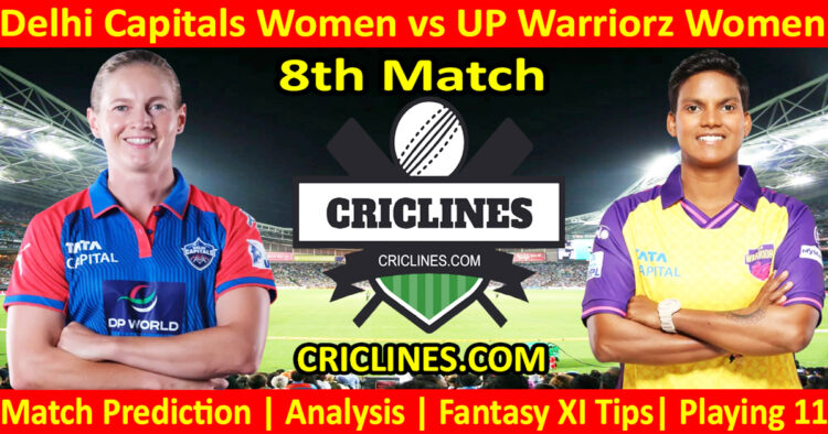 Today Match Prediction-DCW vs UPW-WPL T20 2025-8th Match-Dream11-Who Will Win