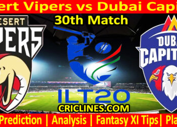 Today Match Prediction-DV vs DC-IL T20 2025-30th Match-Who Will Win