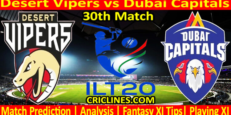 Today Match Prediction-DV vs DC-IL T20 2025-30th Match-Who Will Win
