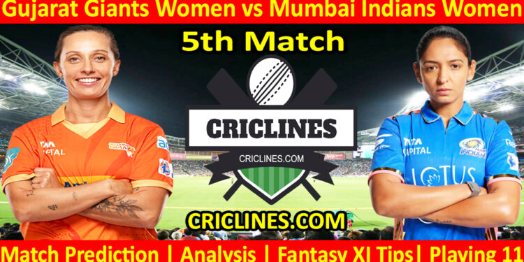 Today Match Prediction-GGW vs MIW-WPL T20 2025-5th Match-Dream11-Who Will Win