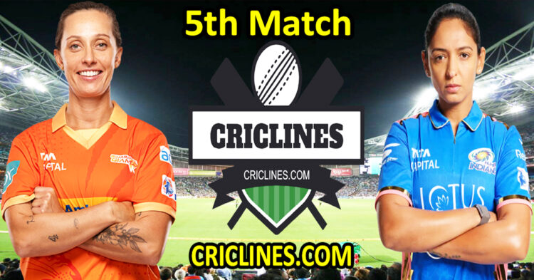 Today Match Prediction-Gujarat Giants Women vs Mumbai Indians Women-WPL T20 2025-5th Match-Dream11-Who Will Win