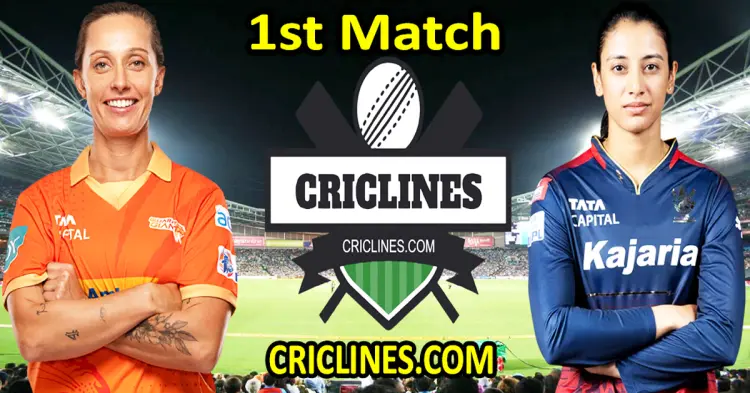 Today Match Prediction-Gujarat Giants Women vs Royal Challengers Bangalore Women-WPL T20 2025-1st Match-Dream11-Who Will Win