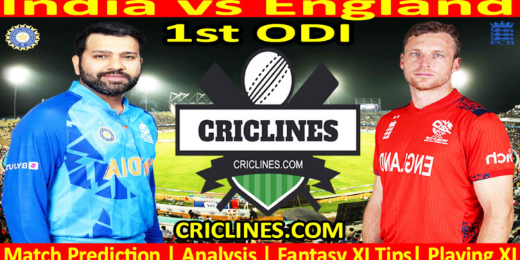 Today Match Prediction-IND vs ENG-1st ODI-2025-Dream11-Who Will Win