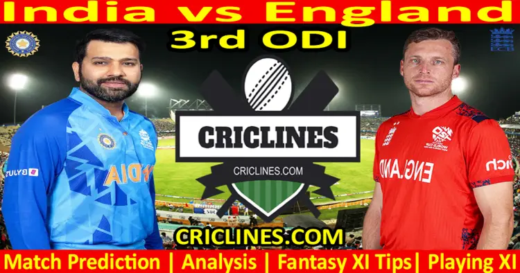 Today Match Prediction-IND vs ENG-3rd ODI-2025-Dream11-Who Will Win