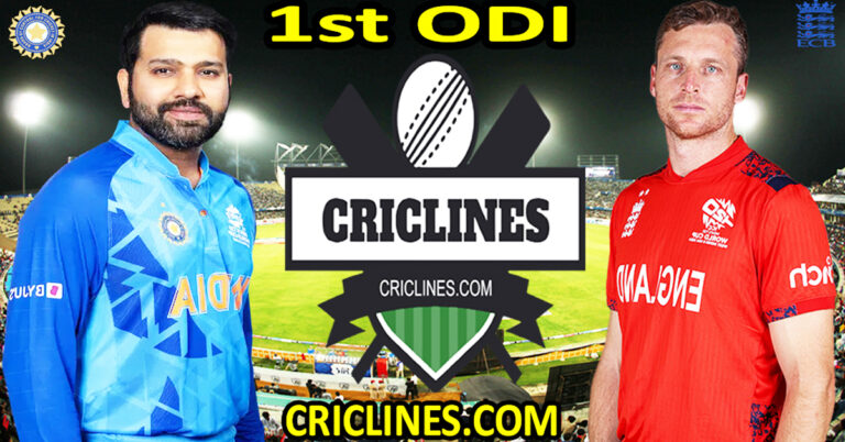 Today Match PredictionIND vs ENG1st ODI2025Dream11Who Will Win