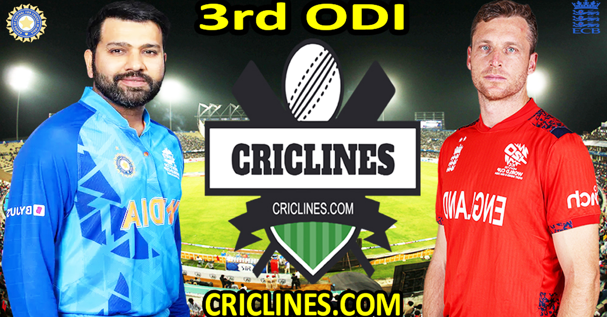 Today Match Prediction-India vs England-3rd ODI-2025-Dream11-Who Will Win